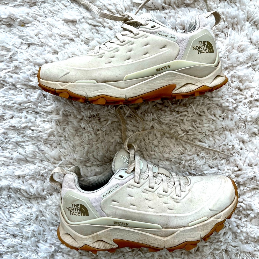 The North Face White and Tan Women's Shoes